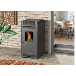 Estufa de pellet Thermozoff TZ-PLT 10 kW antracita