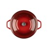 Cazuela alta de hierro fundido Hosse 20 cm roja