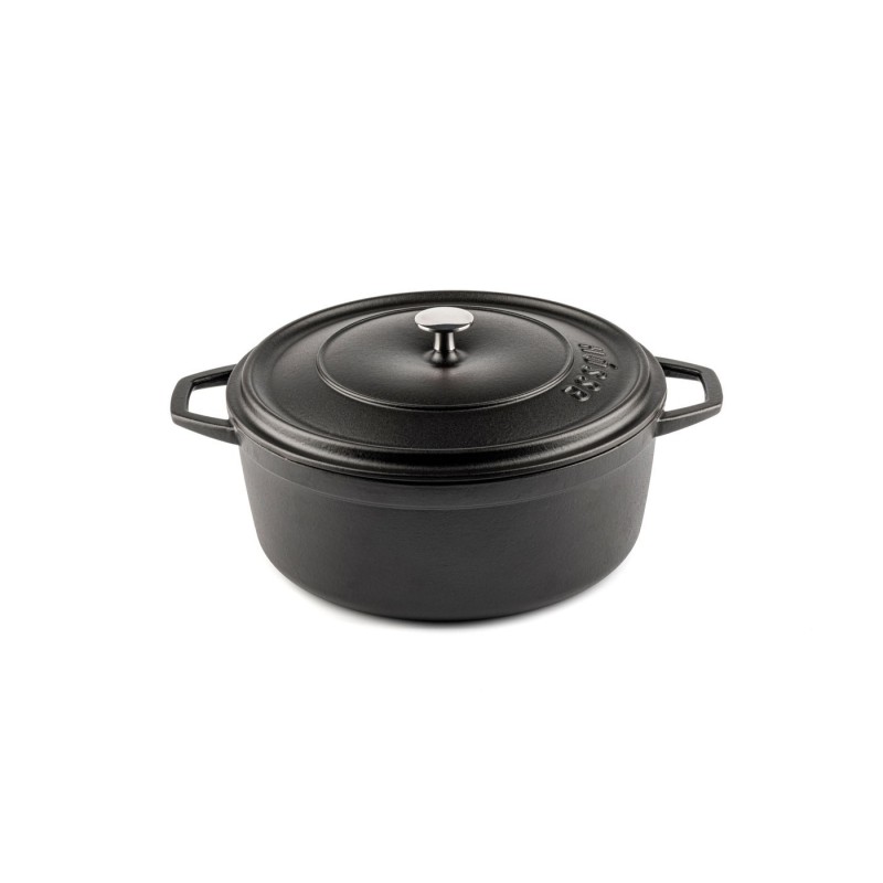 Cazuela alta de hierro fundido Hosse 28 cm gris