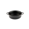 Cazuela baja de hierro fundido Hosse 26 cm gris