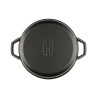 Cazuela baja de hierro fundido Hosse 26 cm gris