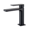 Grifo de lavabo bajo Alpha Aquagrif negro - Saneamientos Pereda