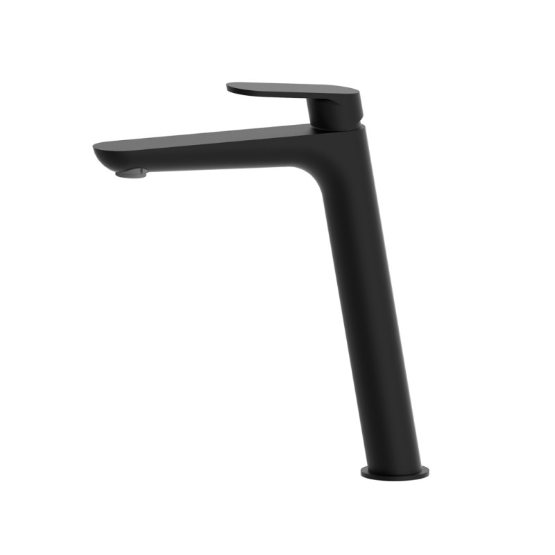 Beta lavabo alto negro stock