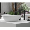 Urban flow lavabo alto negro stock