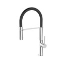 B-cook fregadero caño flexible cromo/negro stock
