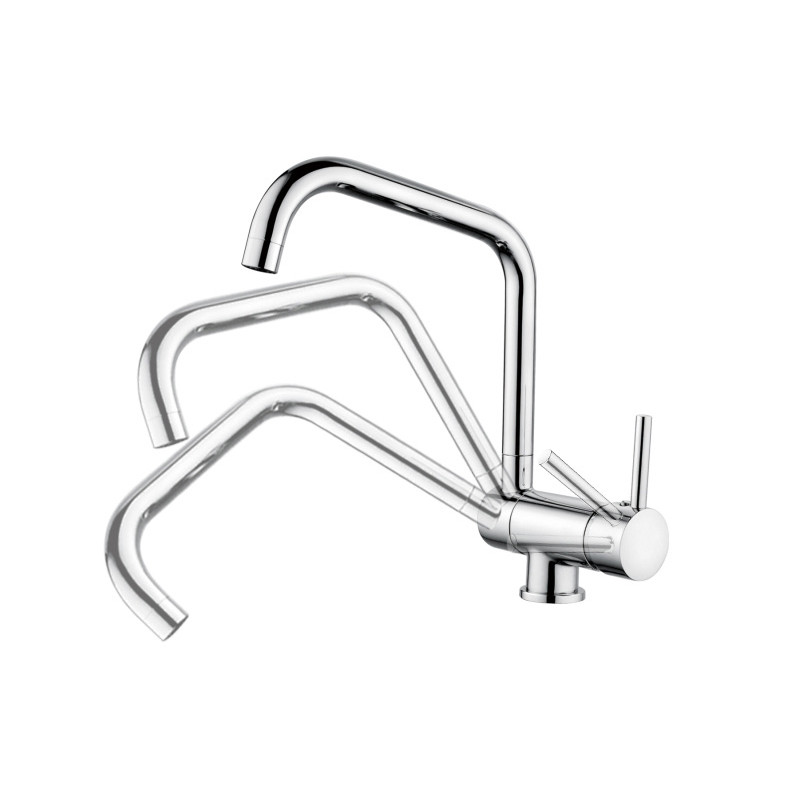 Tile fregadero caño abatible cromo stock