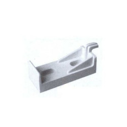 Soporte radiador nylon anti-ruido 1 patilla