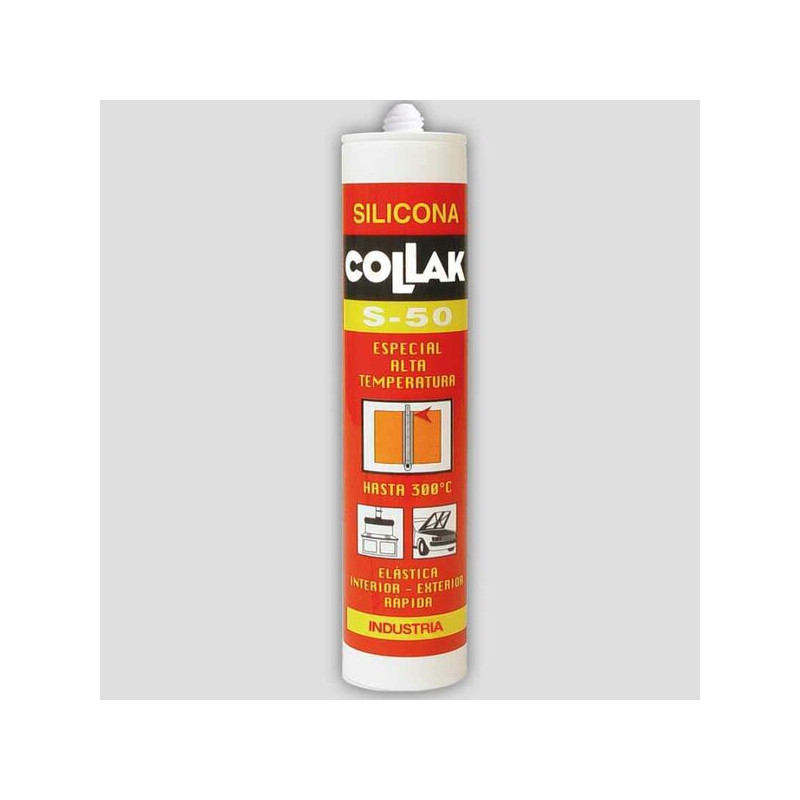 S-50 silicona alta temperatura negra collak - Saneamientos