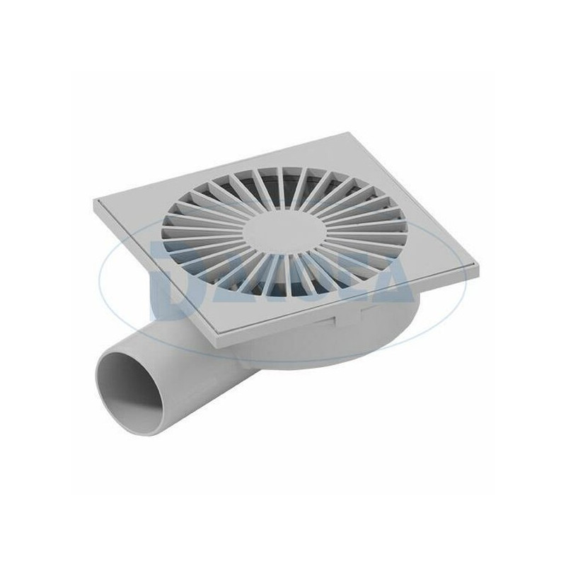 Sumidero bajo 15x15 pvc