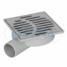 Sumidero bajo 15x15 tapa inox