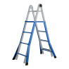 Escalera teléscopica acero 4+4 edm