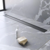 Compra Canal inox guru evolux lisa 70 negra en Saneamientos