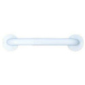 Barra fija 45 cm acero blanco