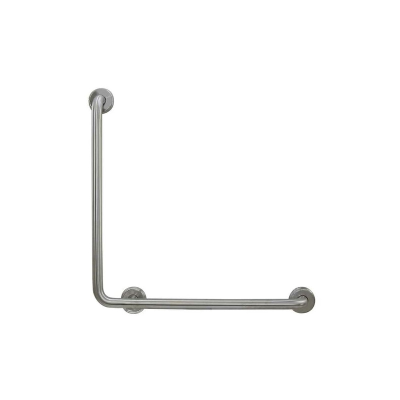 Barra angular 90º satinado