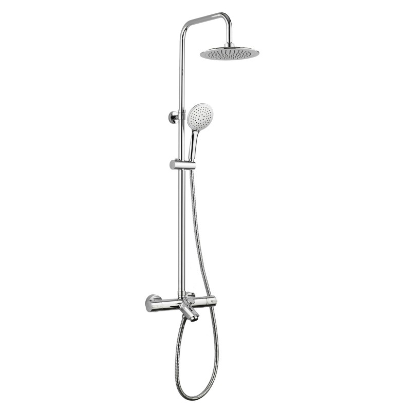 Wind blu rd columna termostatica baño ducha cromo stock