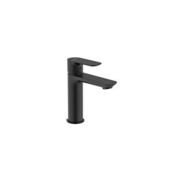 Cala roca lavabo liso negro mate stock