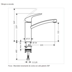 R.31806000 freg.focus m41 hansgrohe