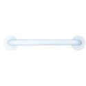 Barra fija 60 cm acero blanco