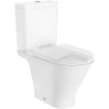 Compra Taza roca the gap round rimless salida dual blanco stock