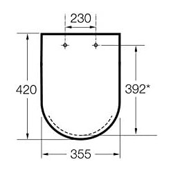 Compra Asiento roca dama-n compacto blanco en Saneamientos