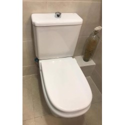 Compra Asiento roca dama retro blanco en Saneamientos Pereda.