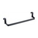 Toallero a mueble lance 29 cms negro stock