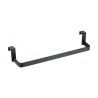 Toallero a mueble lance 29 cms negro stock