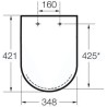 Asiento roca victoria blanco