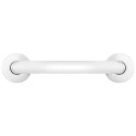 Barra fija 30 cm acero blanco