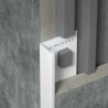 Perfil angle lacado blanco 12 stock