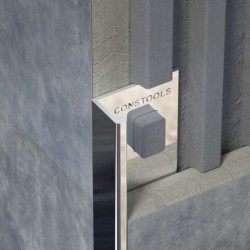 Perfil angle plata brillo 12 stock