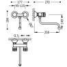 Fregadero tres pared r.123310 stock TRES - 2
