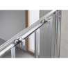Mampara victoria mr 90x90 r50 plata brillo tte 86-89 stock ROCA - 1