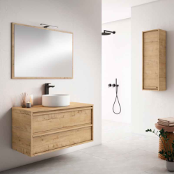Mueble aries 100 2 cajones susp roble hasta fin de stock -