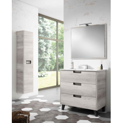 Mueble hermes 70 3 cajones c/patas polar stock