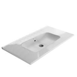 Encimera etna 81x46 blanco brillo stock - Saneamientos Pereda