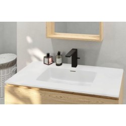 Encimera etna 71x46 blanco brillo stock - Saneamientos Pereda