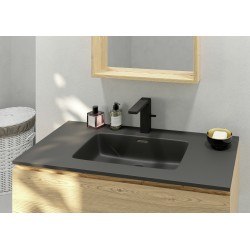 Encimera etna 61x46 negro mate stock
