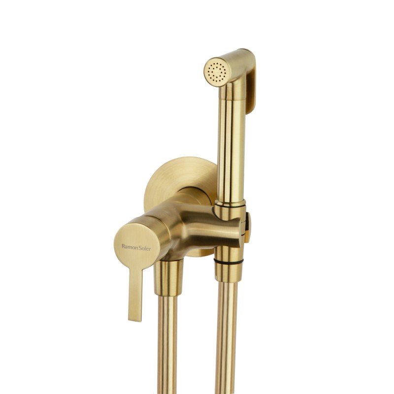 Grifo funcion bide r/s oro c/cierre de seguridad - Saneamientos