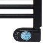 Radiador toallero negro electrico 400 w - Saneamientos Pereda