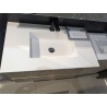 Encimera solid qube 45 101x1.2hx46f blanco pozo centrado con